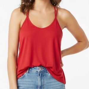 Forever 21 Women’s Red‎ Strappy Back Tank Top Small – Flowing Cami